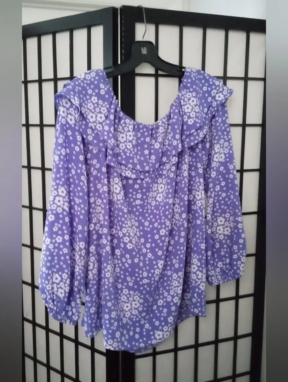 Women’s Michael Kors Floral Purple Blouse